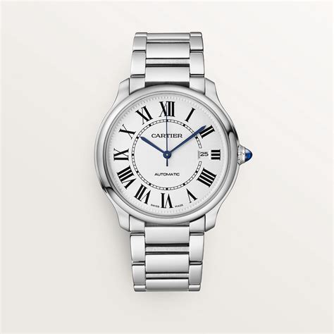 cartier 40mm|Cartier round watch.